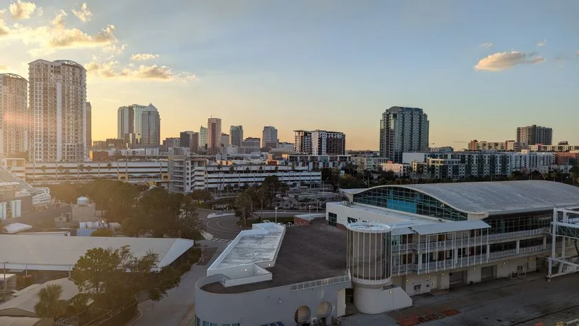An image of Tampa super imposed with the text "Tampa"