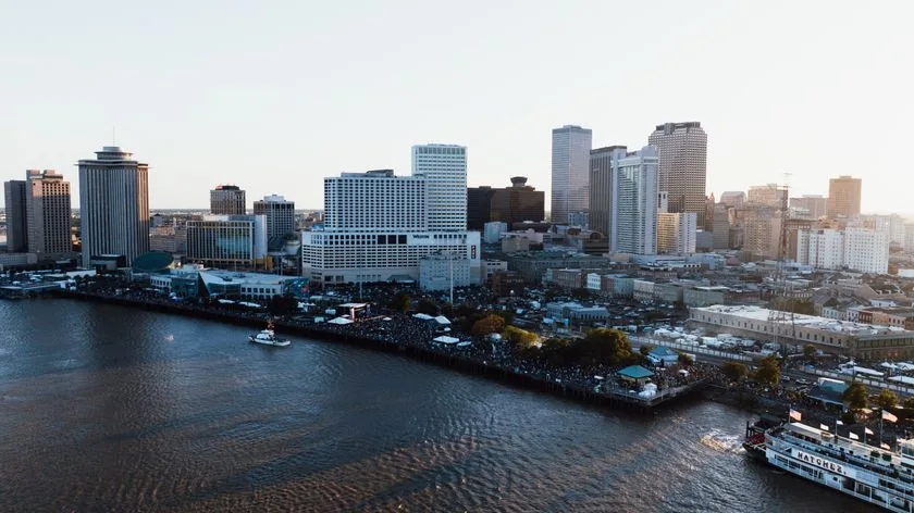 An image of New Orleans super imposed with the text "New Orleans"