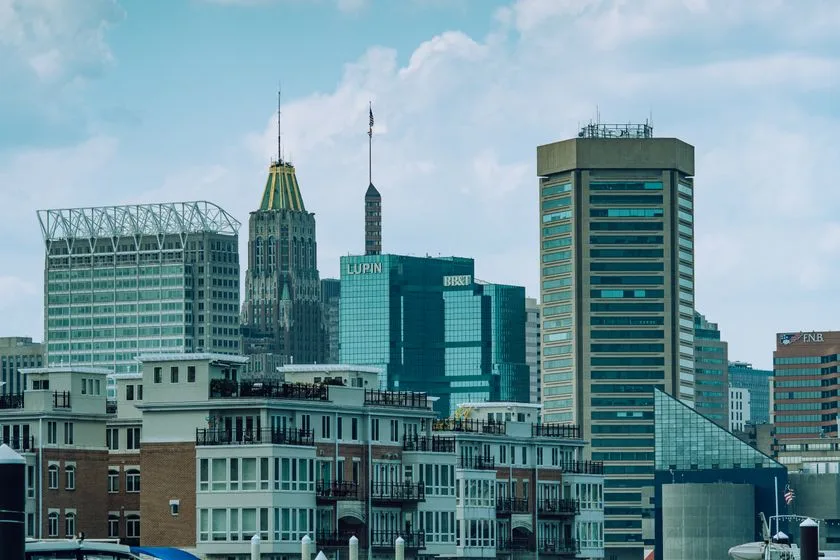 An image of Baltimore super imposed with the text "Baltimore"