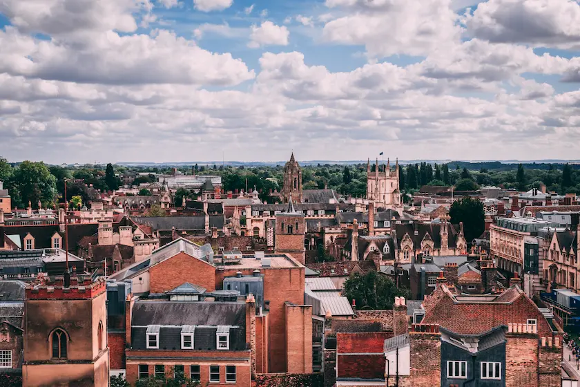 An image of Cambridge super imposed with the text "Cambridge"