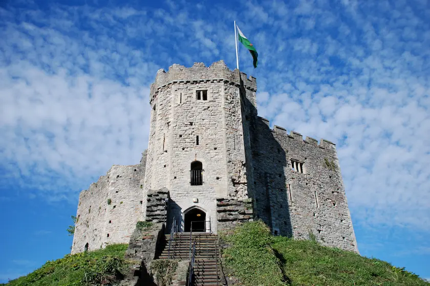 An image of Cardiff super imposed with the text "Cardiff"