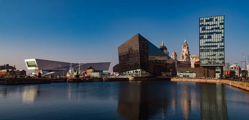 An image of Liverpool super imposed with the text "Liverpool"