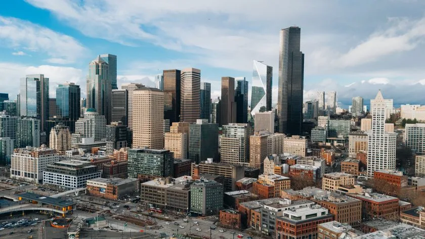 An image of Seattle super imposed with the text "Seattle"